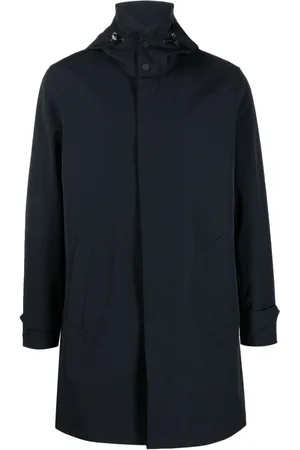 Boggi Milano Concealed-front shirt raincoat