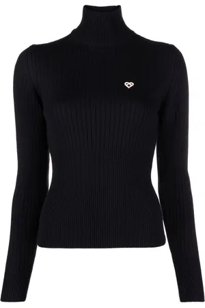 Casablanca Logo-plaque ribbed jumper