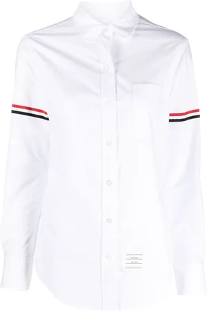 Thom Browne RWB-stripe cotton shirt