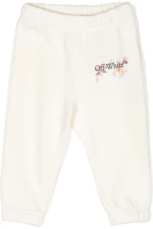 OFF-WHITE Logo-print cotton track pants