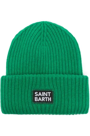 MC2 SAINT BARTH Logo-patch knitted beanie