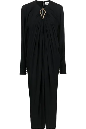 Lanvin Draped midi dress