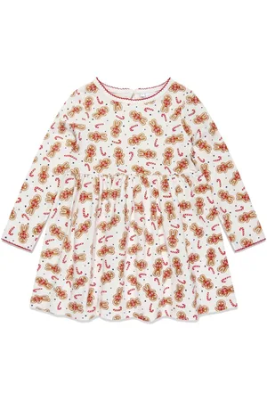 Rachel Riley Gingerbread stretch-cotton dress