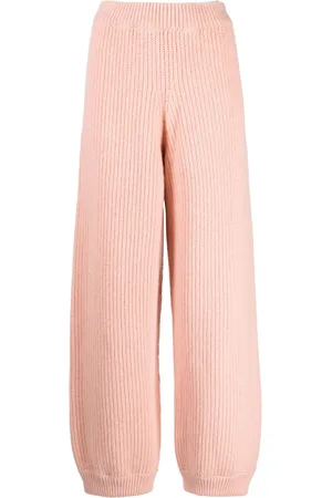 Baserange Ribbed knitted trousers