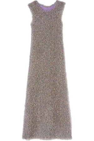 Jil Sander V-neck sleeveless midi dress