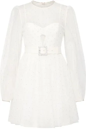 Rebecca Vallance Mirabella crystal-embellished minidress