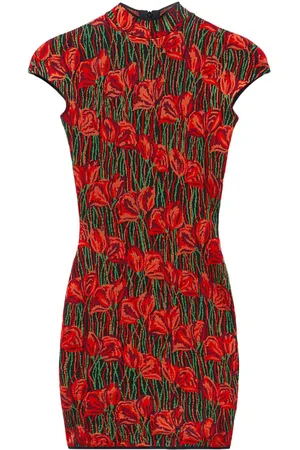 Puccini Fiore di Loto jacquard minidress