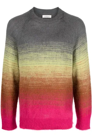 LANEUS Gradient-effect textured jumper