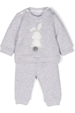 PATACHOU Rabbit-print cotton tracksuit set