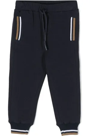 PATACHOU Stripe-detail drawstring track pants