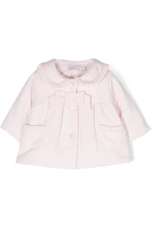 PATACHOU Bow-detail cotton coat