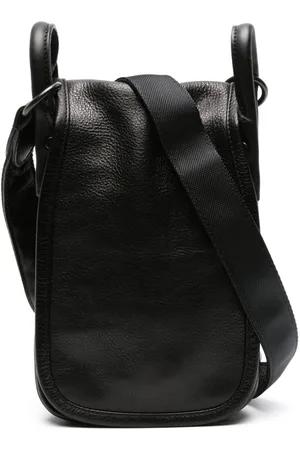 YOHJI YAMAMOTO Pebbled leather shoulder bag