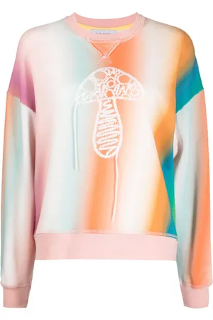 MIRA MIKATI Ombre-effect organic-cotton sweatshirt