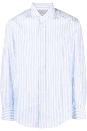 Brunello Cucinelli Striped cotton shirt