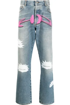 Heron Preston Logo-print straight-leg jeans