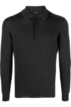 Kiton Polo-collar button-fastening polo shirt
