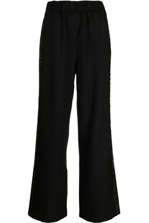B+AB Side-detail wide-leg track pants