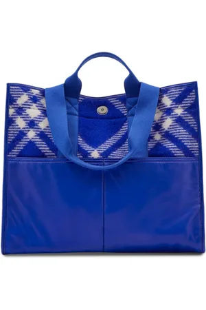 Burberry Check-pattern shopper tote bag