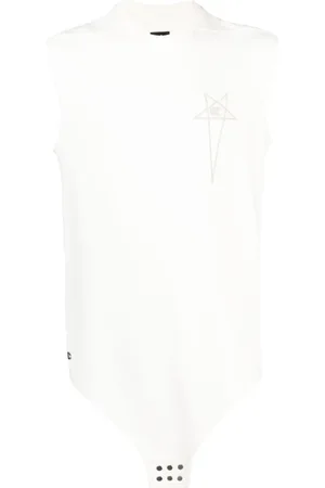 Rick Owens X Champion logo-embroidered cotton top