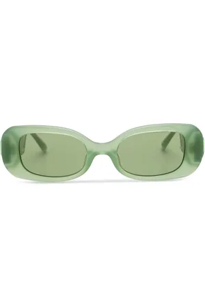Linda Farrow X Nima Benati The Lola oval-frame sunglasses