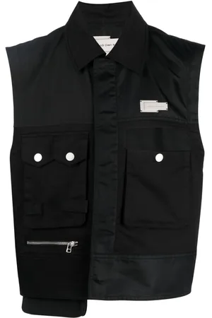 Feng Chen Wang Cut-out pocket panelled gilet