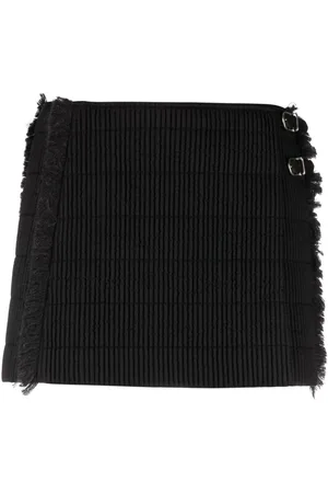 Durazzi Milano Fringed quilted miniskirt