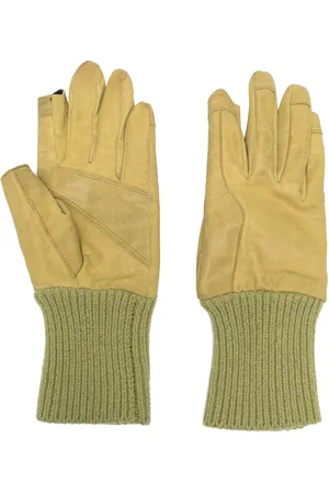 Rick Owens Ribbed leather gloves