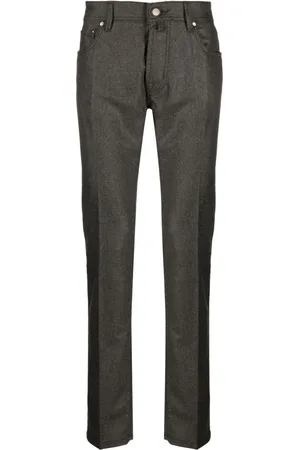 Jacob Cohen Bard slim-cut flannel trousers