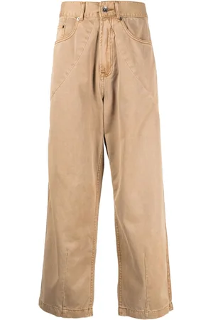 FIVE CM Mid-rise straight-leg jeans