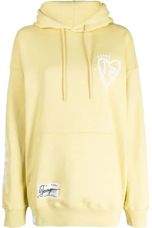Izzue Motif-embroidered cotton blend hoodie