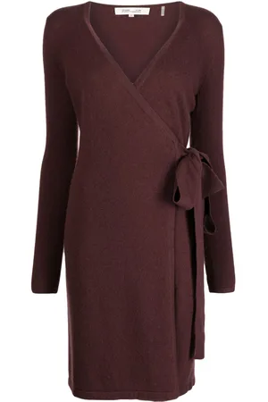 Diane von Furstenberg Linda wrap V-neck minidress