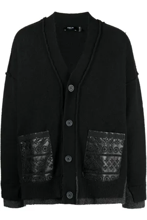 FIVE CM Embroidered-detail knitted cardigan