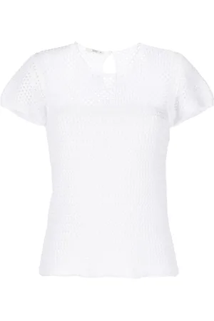 Prada Crochet short-sleeve top