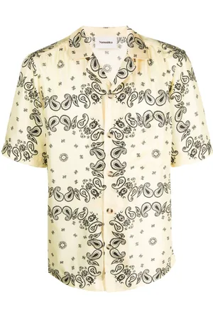 Nanushka Bodil bandana-print silk shirt