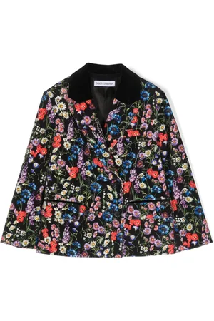 Dolce & Gabbana Floral-print cotton-blend blazer