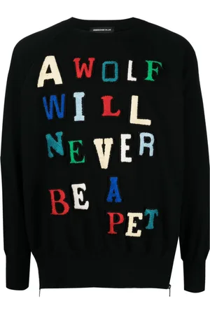UNDERCOVER Patch-lettering cotton sweatshirt