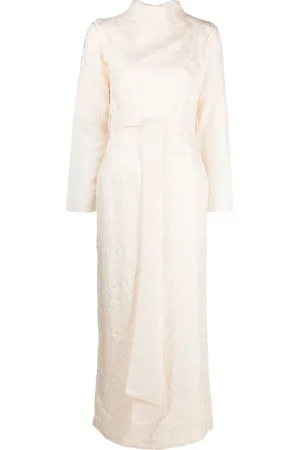 Baruni Jacquard belted maxi dress