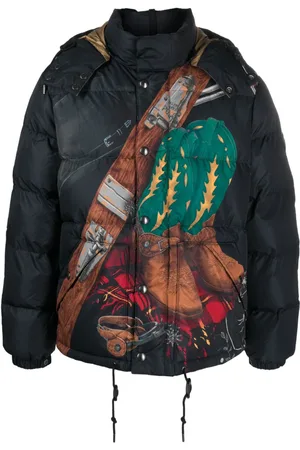 Ralph Lauren Boulder graphic-print padded jacket