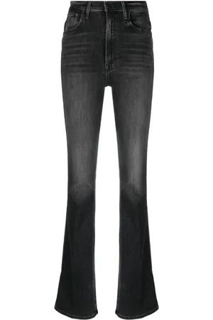 Mother Logo-tag flared jeans