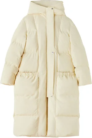 Jil Sander Hooded quilted down coat