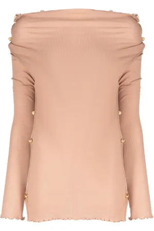 Baserange Tav bead-embellished ribbed-knit jumper