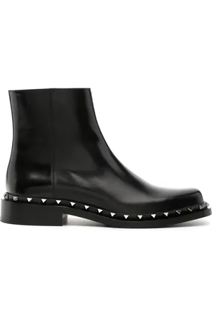 VALENTINO GARAVANI M-Way Rockstud leather boots