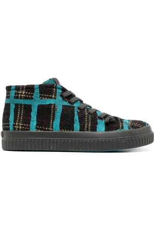 Camper Peu checked high-top sneakers