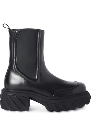 OFF-WHITE Tractor Motor leather boots