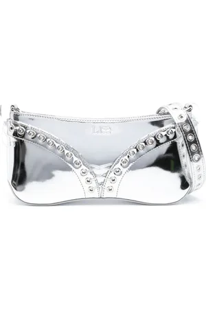 Ludovic De Saint Sernin The Cleavage mirrored leather bag