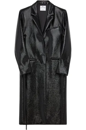 Courrèges Vinyl mid-length trench coat
