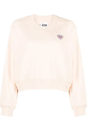 Izzue V-neck drop-shoulder sweatshirt