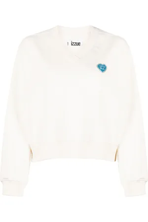 Izzue V-neck drop-shoulder sweatshirt