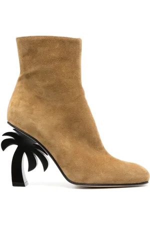 Palm Angels Palm-heel 105mm suede boots