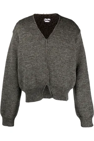 MAGLIANO V-neck zip-up wool cardigan